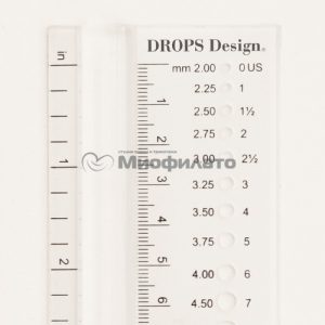 Измеритель для спиц Needle Measure Drops Plus