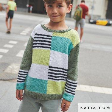 pattern_knit_crochet_kids_sweater_spring_summer_katia_6220_15_p.jpg Журнал Katia Kids 105 SS22-23 — изображение 6