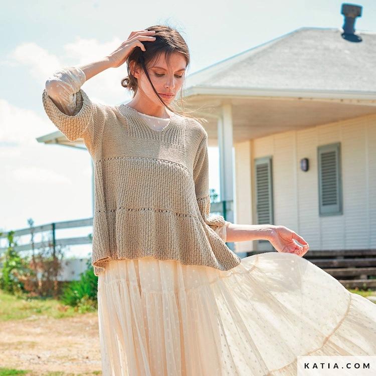pattern_knit_crochet_woman_sweater_spring_summer_katia_6254_11_02_g.jpg Журнал Katia Special All Seasons 2 — изображение 4