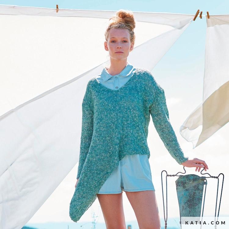 pattern_knit_crochet_woman_sweater_spring_summer_katia_6254_37_g.jpg Журнал Katia Special All Seasons 2 — изображение 6