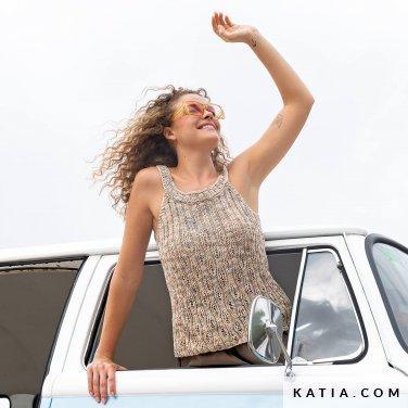 pattern_knit_crochet_woman_top_spring_summer_katia_6223_22_p.jpg Журнал Katia Casual 112 SS23 — изображение 7