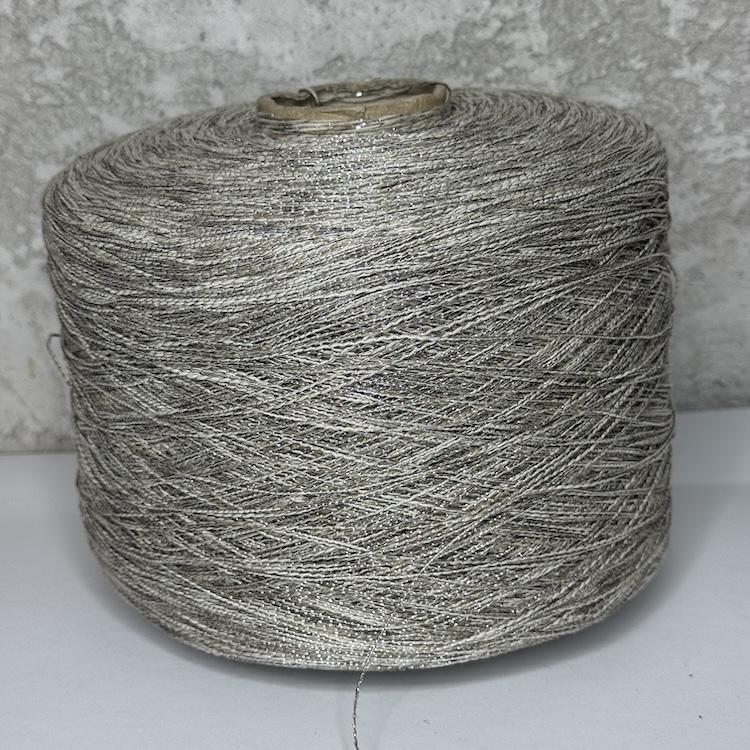 01 Стоковая бобинная пряжа Италия Lino Lurex купить в интернет магазине Миофилато Минск Москва Беларусь Россия